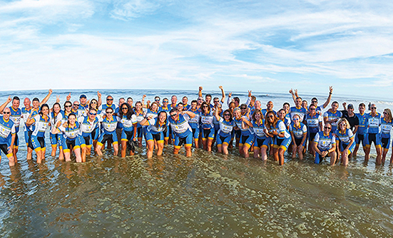 A Coast-to-Coast Bike Ride by BMS Employees Raises Money for Cancer Research