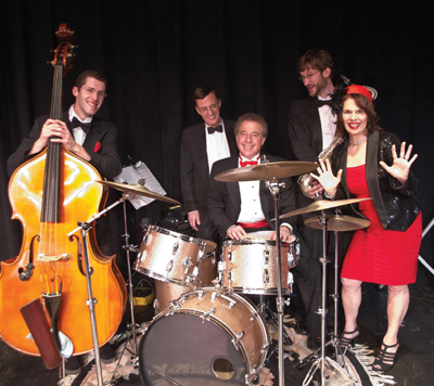 Hildy with her Follen Angels group.