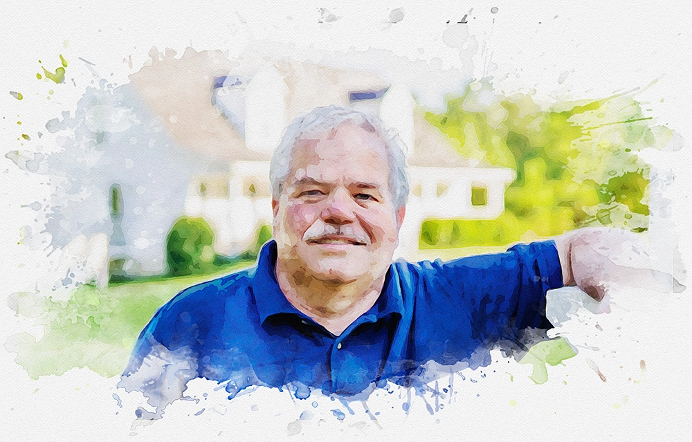 Joe Bullock in watercolor