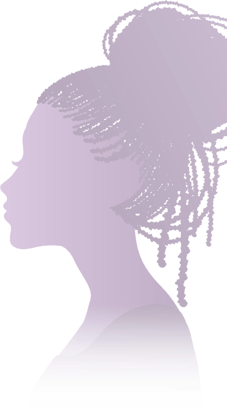 Purple woman illustration