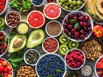 Fruits, vegetables, and legumes