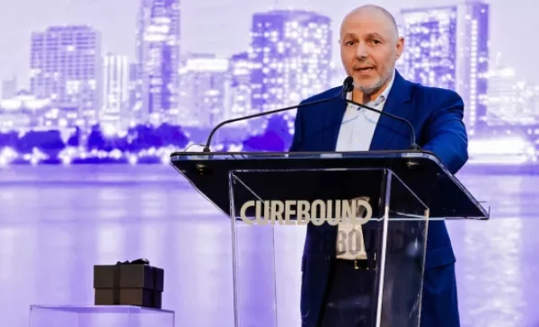 Ezra Cohen giving a talk