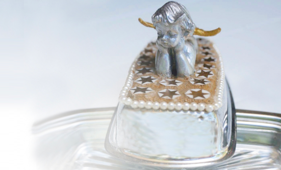 Cherub Butter Dish